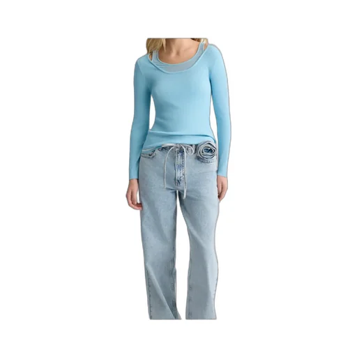 Jumper With Tulle Inserts