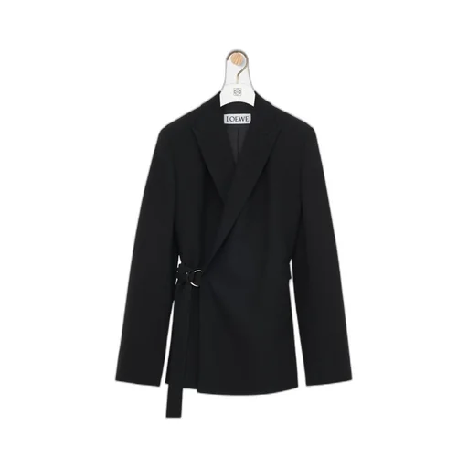 Draped Jacket In Wool