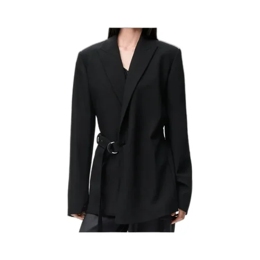 Draped Jacket In Wool