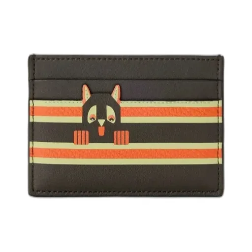 Futurist Cat Plain Cardholder