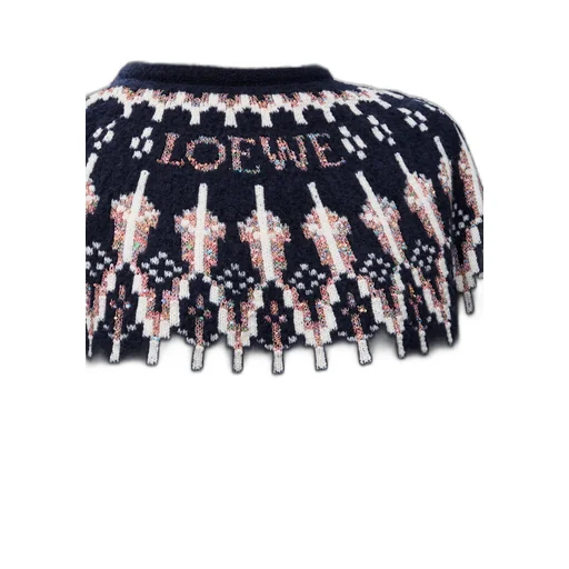 Fair Isle Pattern Crewneck Jumper