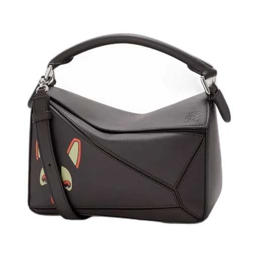 Futurist Cat Small Puzzle Bag