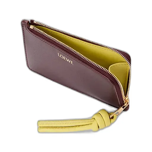 Knot-Detailed Zipped Cardholder