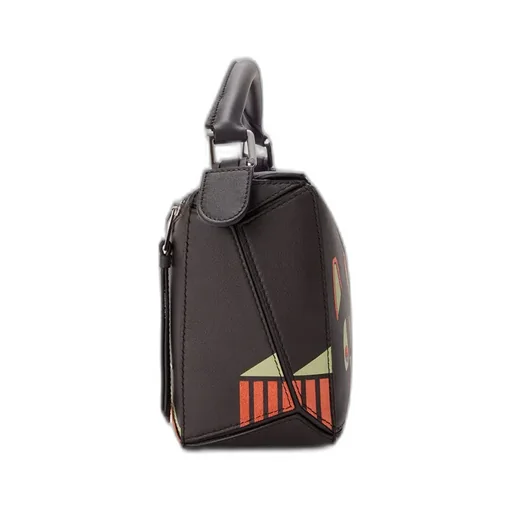 Futurist Cat Small Puzzle Bag
