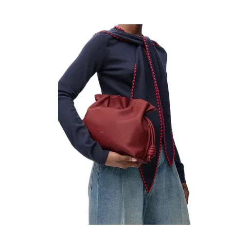 Knotted Drawstring Bucket Bag
