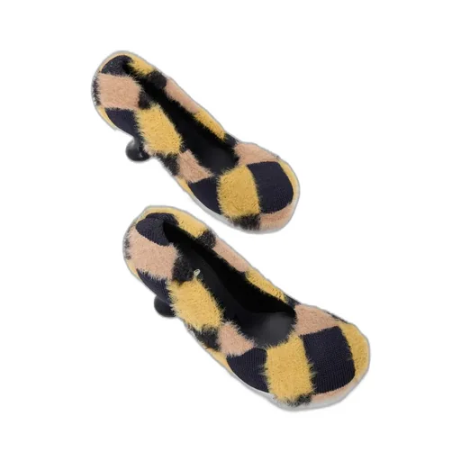 Toy Pump In Jacquard Knit