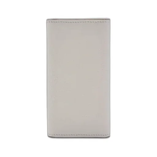 Anagram Key Case In Pebble Grained Calfskin