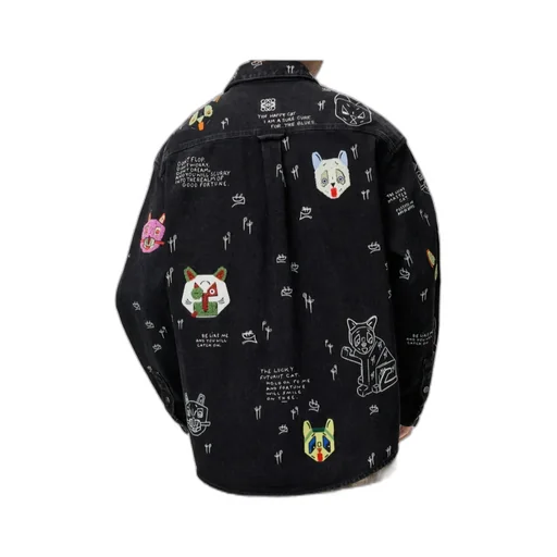 X Louis Wain Denim Shirt