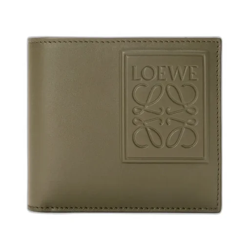 Bifold Coin Wallet In Satin Calfskin