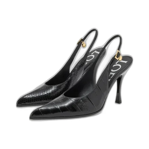 Comic Slingback Pumps