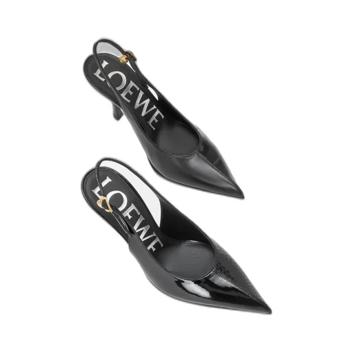 Comic Slingback Pumps