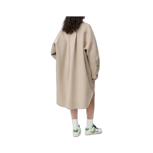 Coat In Wool And Cashmere