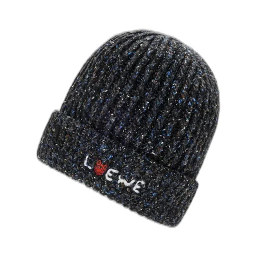 Wool, Silk And Alpaca Blend Knitted Hat