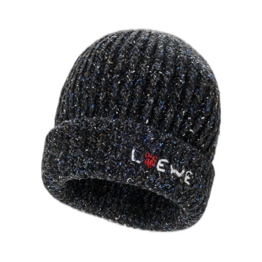 Wool, Silk And Alpaca Blend Knitted Hat