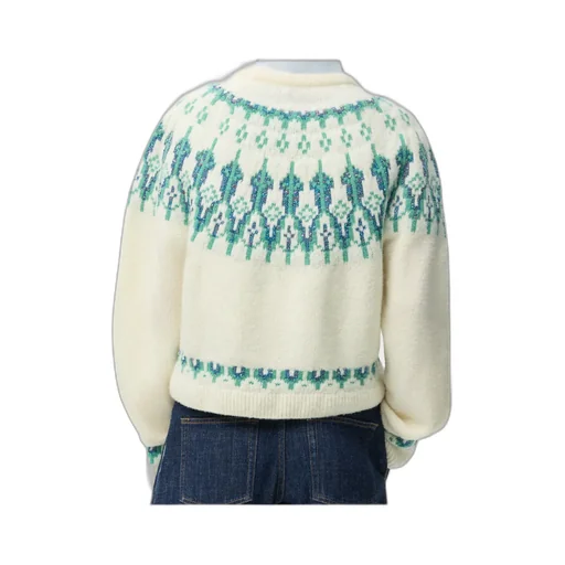 Fair Isle Pattern Crewneck Jumper