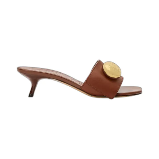 Anagram Pebble Heeled Mules