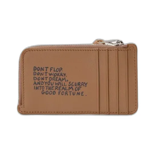 Zipped Animals-Print Wallet