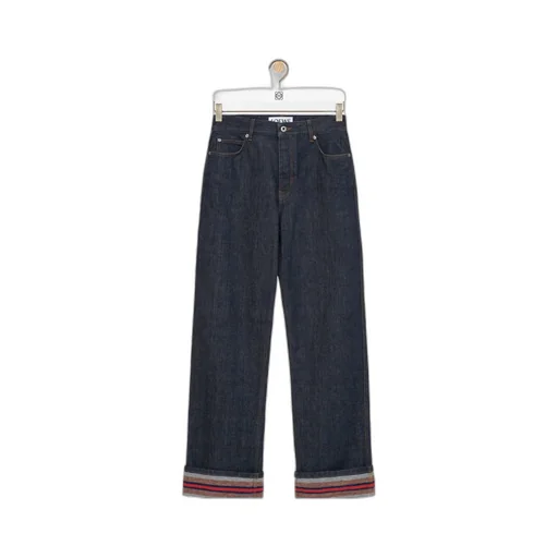 Turn-Up Denim Jeans