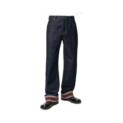 Turn-Up Denim Jeans