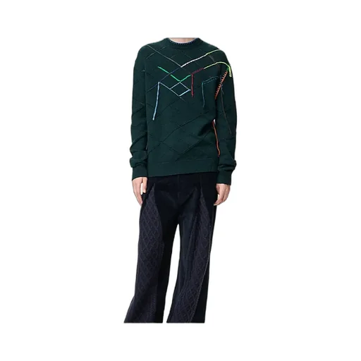 Long-Sleeved Wool Sweater