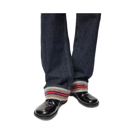 Turn-Up Denim Jeans