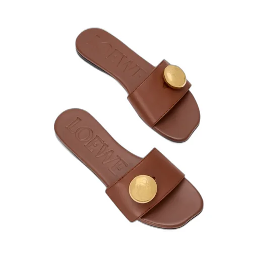 Logo Pebble Slide Sandals