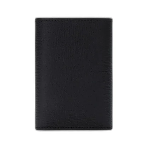 Anagram Small Vertical Wallet In Pebble Grained Calfskin