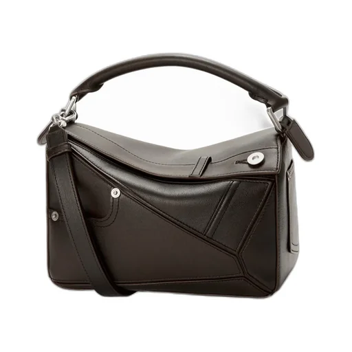 Panta Small Puzzle Bag In Shiny Calfskin
