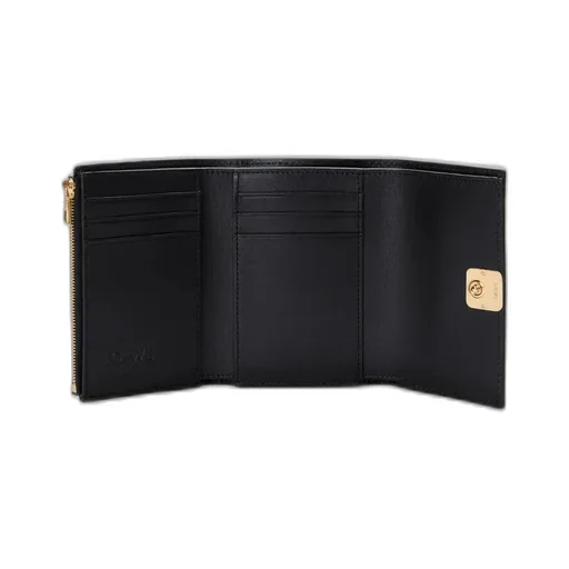 Anagram Small Vertical Wallet In Pebble Grained Calfskin