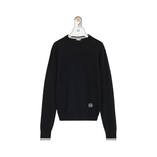 Long-Sleeved Wool Sweater