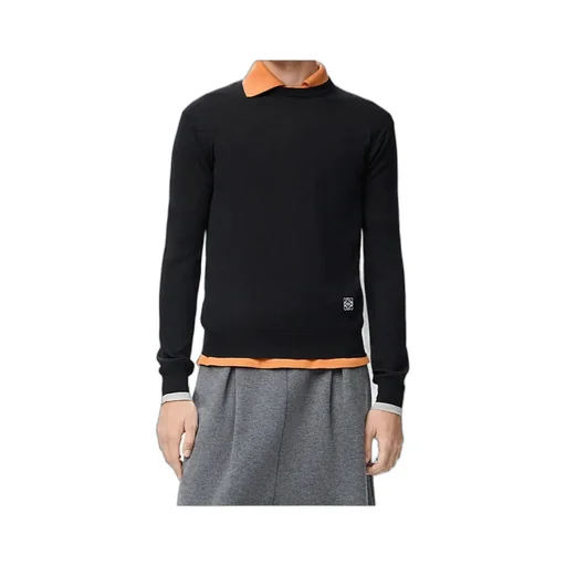 Long-Sleeved Wool Sweater