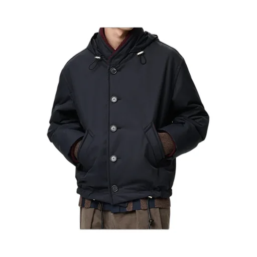 Padded Jacket In Technical Cotton