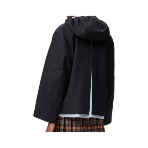 Hooded Parka In Cotton
