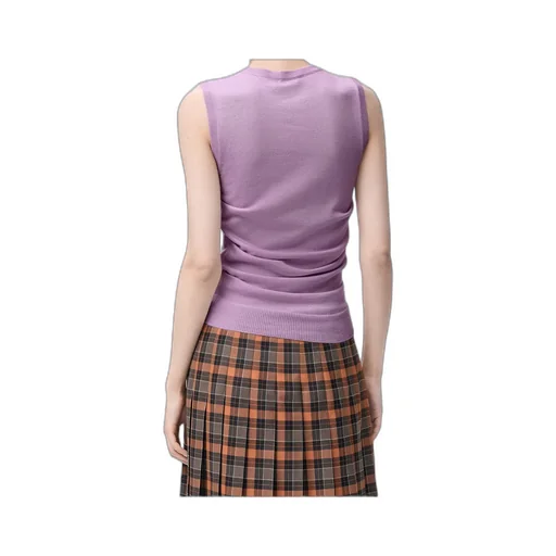 Vest In Cashmere And Silk