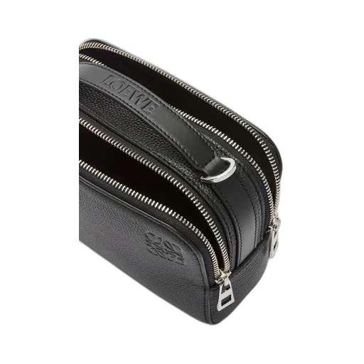 Logo Embossed Mini Camera Bag