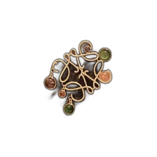 Small Anagram Brooch