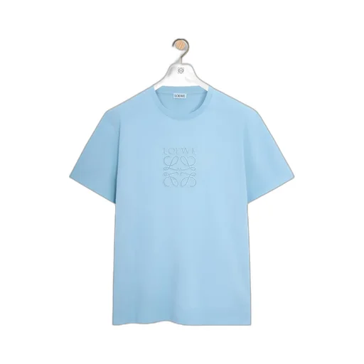 Anagram-Embroidered Crew Neck T-Shirt
