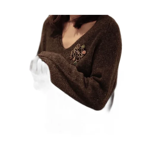 Small Anagram Brooch