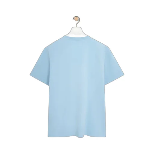 Anagram-Embroidered Crew Neck T-Shirt