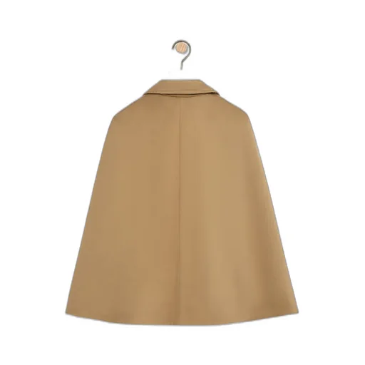 Double-Breasted High-Neck Coat