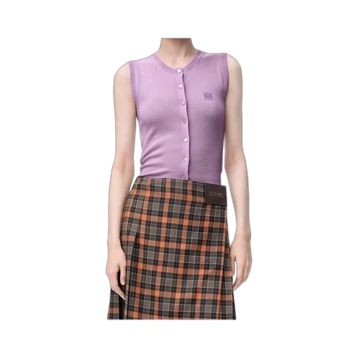 Vest In Cashmere And Silk