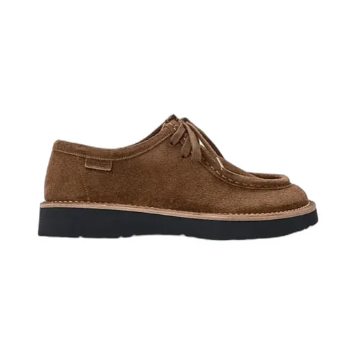 Faro Lace-Up Suede Shoes