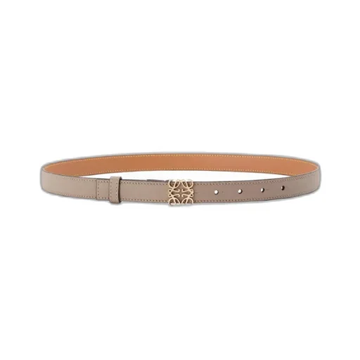 Anagram Belt In Pebble Grain Calfskin