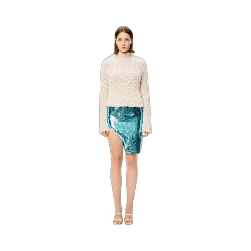 Sequin Cut-Out Skirt