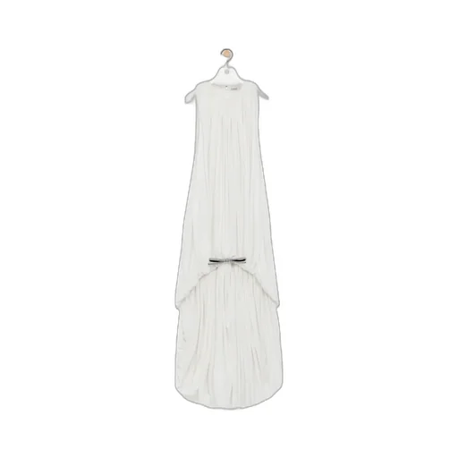 Draped Dress In Silk