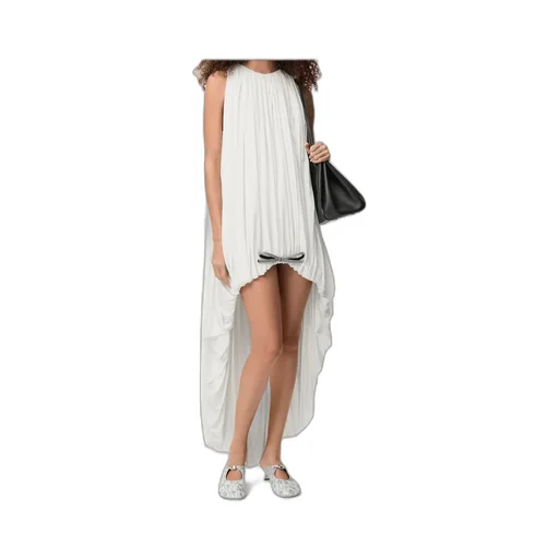 Draped Dress In Silk