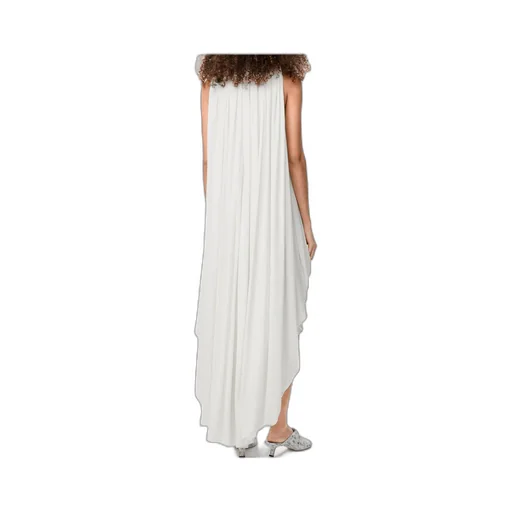 Draped Dress In Silk
