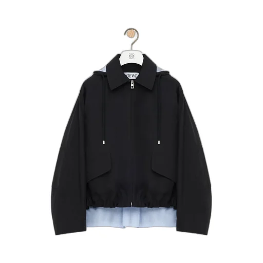Hooded Parka In Cotton