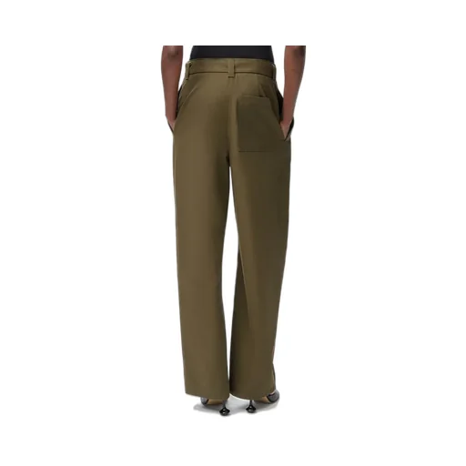 Belted Pleated Trousers