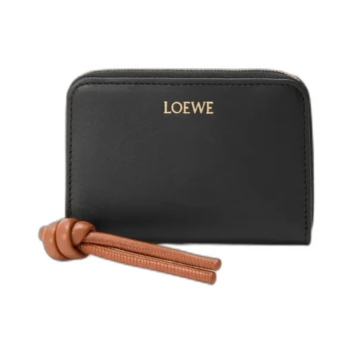 Zipped Coin Purse In Shiny Nappa Calfskin